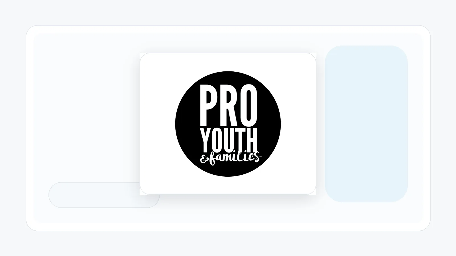 PRO Youth & Families historical website rebrand project